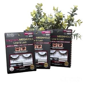 New Ardell Magnetic MegaHold Liner & Lash, bundle of 3. 056